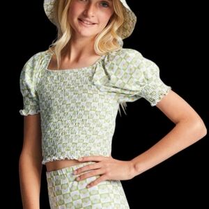 NWT Billabong Cropped Top Girls M/10